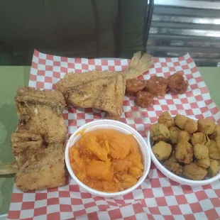 Captains plate lil bit of everything!!