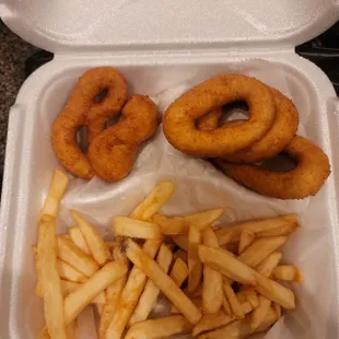Hushpuppies &amp; fries