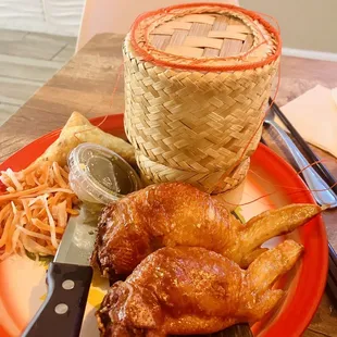 Stuffed chicken wings