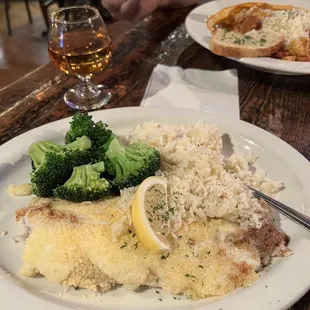 Lemon Parmesan Grouper