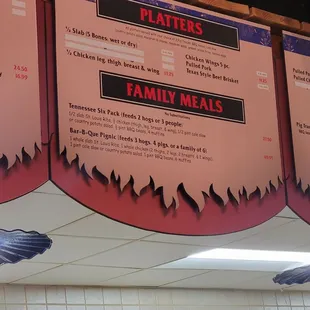 menus and prices