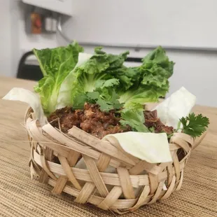 SEA Deep fried larb salad