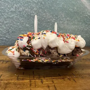 Brownie split