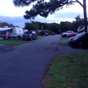 Decent space between the sites.