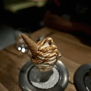 Coconut sundae