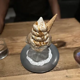 Coconut sundae
