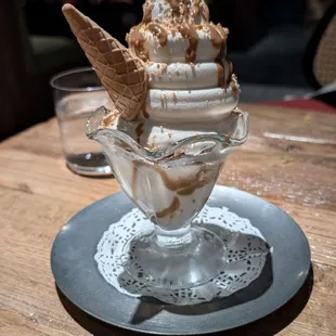 dessert, food