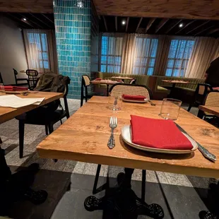 interior, sushi and sashimi