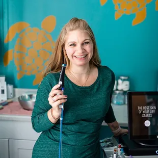 After 30 minutes with my little friend, you'll have the best skin of your life. Stop by the spa for promotions on our Hydrafacial.