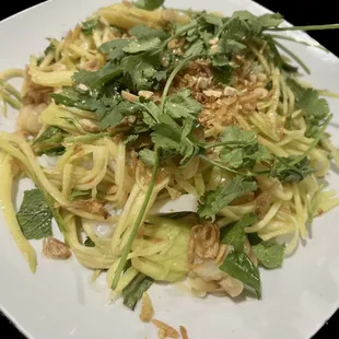 Mango Salad with Squid &amp; Escargot