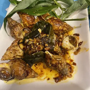 Garlic butter escargot