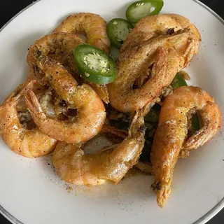 A4. Salt and Pepper Prawns (Tom rang muoi)