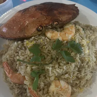 Crab and Shrimp Fried Rice