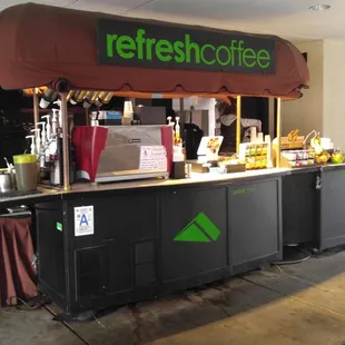 coffee kiosk and coffee bar