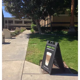 Located right across the street from the trolley, out front of Alvarado Hospital.