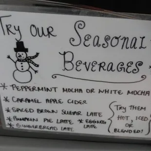 a sign with a snowman on it