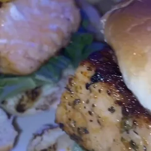 Salmon Sliders