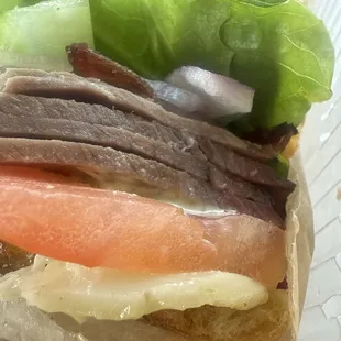 Sorry I already taken bites of my food when I took the photo! lol