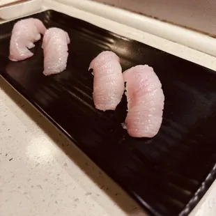 Yellowtail with ponzu and yuzu