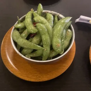 Garlic Edamame