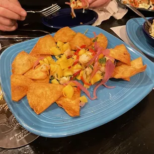 Scallop and mango ceviche
