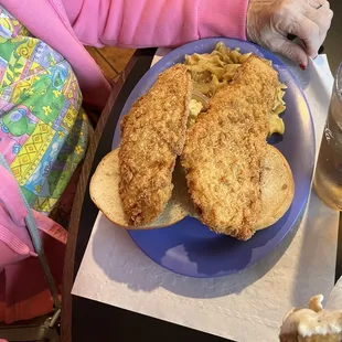Large Fish Sandwich with Haluski