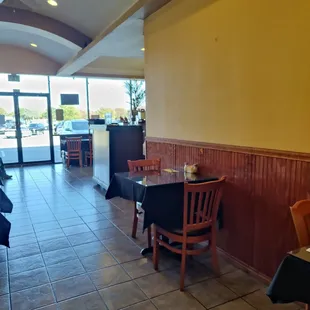 Inside the restaurant