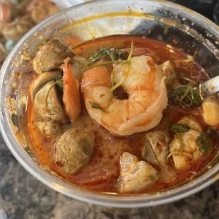 Tom Yum Soup with Shrimp