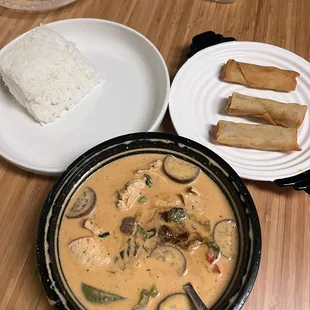 Delivery. Perfect. Red Curry Thai spicy