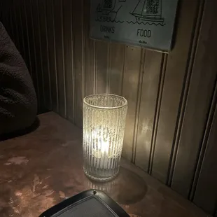 Order drinks at bar and foot at the entrance !