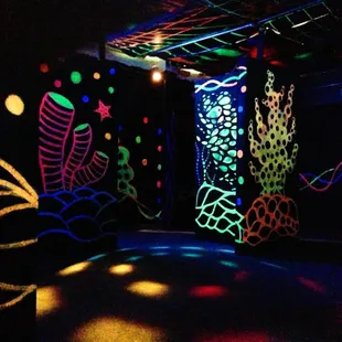 Our laser tag room!
