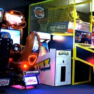 Panorama of part of the arcade