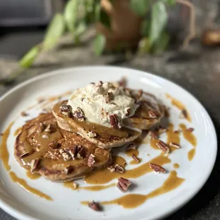 Seasonal Pumpkin Pancakes on our Brunch menu. Served every Saturday and Sunday 10 am - 3 pm