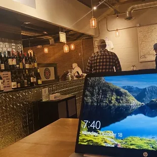 Inside great beer and wine selection 10/18/21