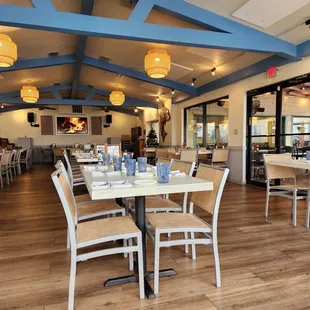 Interior of dining room