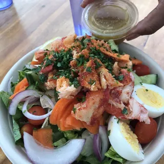 Salad with Lobster Crab Salad