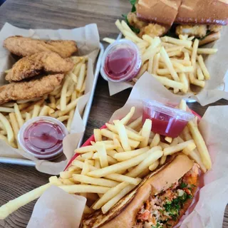 Fried Wild Cod Po Boy