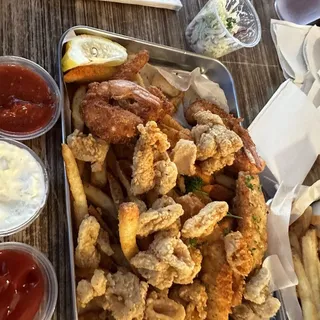 Fried Mix & Match Basket - Choose 3 Seafood