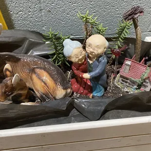 a group of figurines