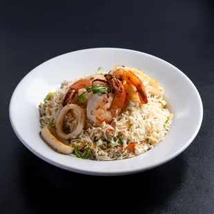 Seafood Fried Rice #seafood #friedrice #seaburry