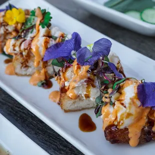 Baked Lobster on Crispy Rice