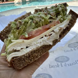 Turkey club.  (Bacon bits)