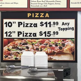 pizza prices
