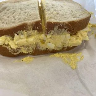 Egg Salad on Sour Dough