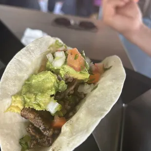 Carne asada taco