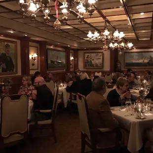 One of three dining rooms.