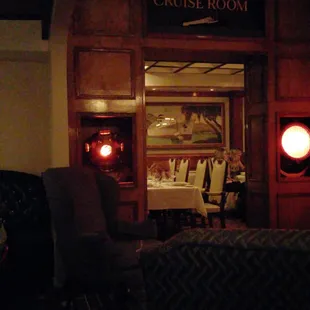 Dining area is very comfortable,  low key conversations,we will see what the meal has to offer.