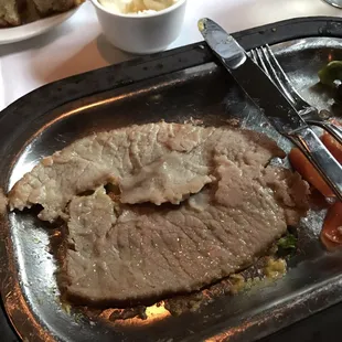 The Veal Oscar plate.