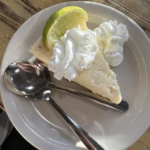 Key lime cheesecake