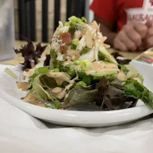 Their crab stuffed avocado appetizer. This combination did not disappoint!